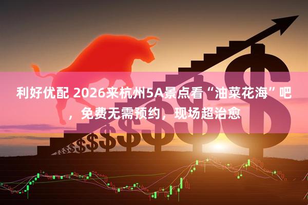 利好优配 2026来杭州5A景点看“油菜花海”吧，免费无需预约，现场超治愈