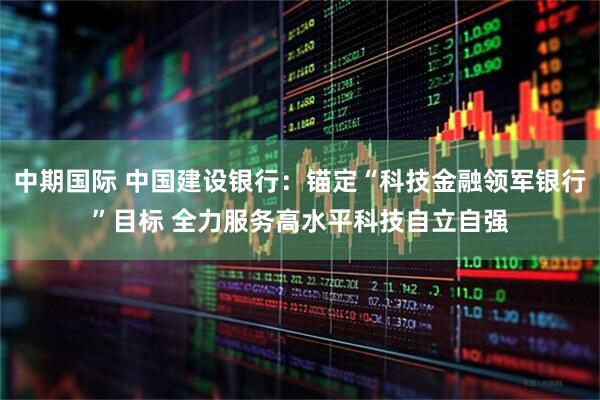 中期国际 中国建设银行：锚定“科技金融领军银行”目标 全力服务高水平科技自立自强